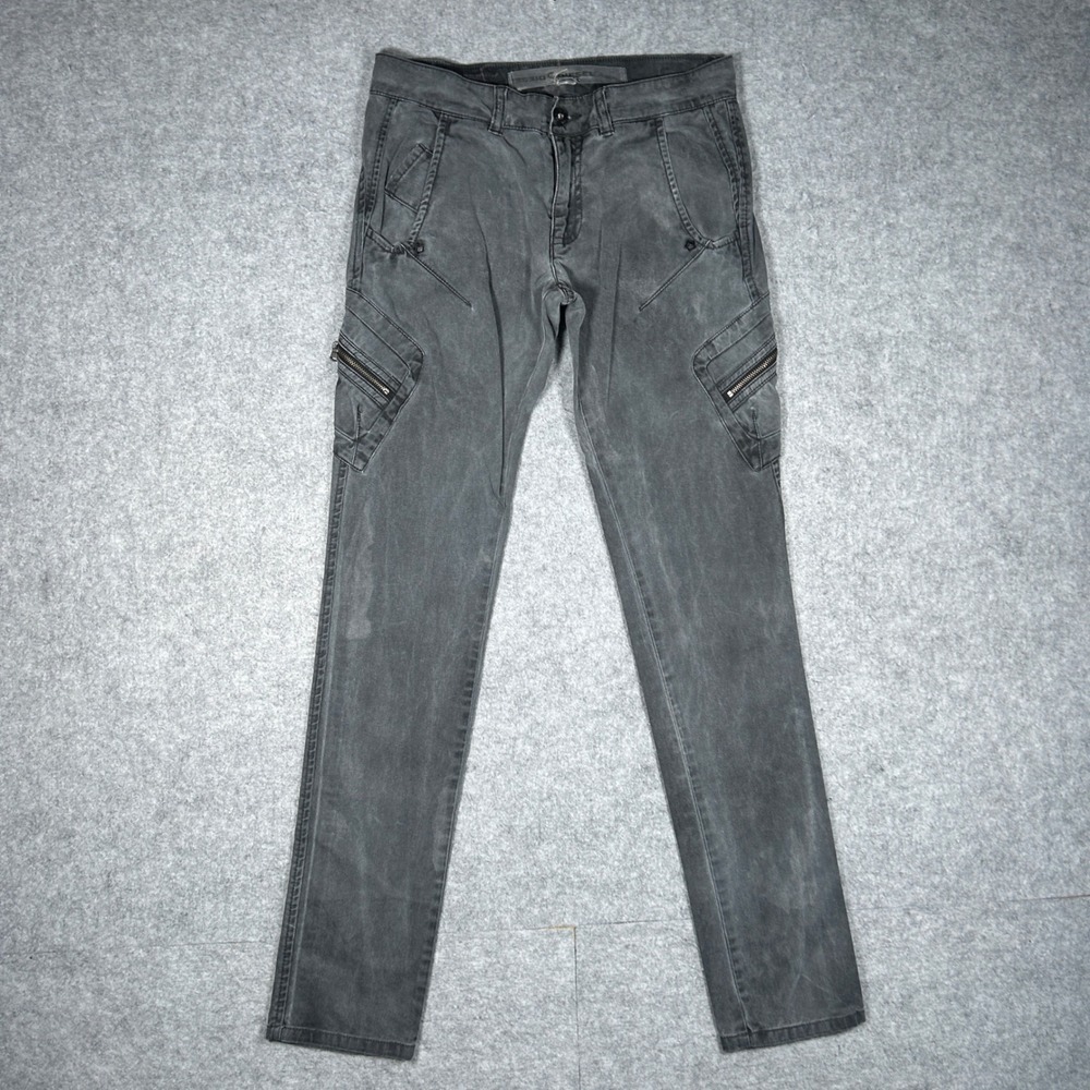 Diesel denim pants mens‎ 28 Grey Cargo Slim Moto Biker Tactical Gorpcore Slim